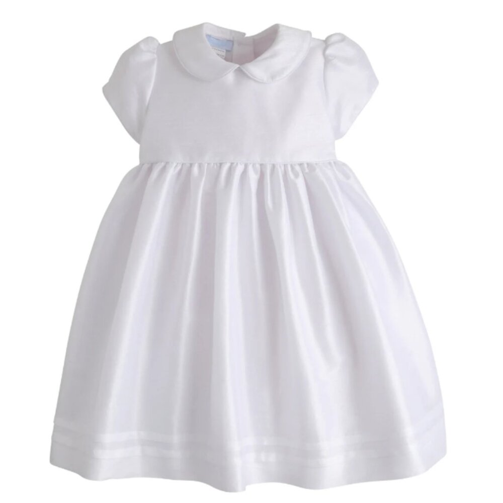 NWT Little English Peter Pan Formal Dress - Special Occasion White Sz 18 mos